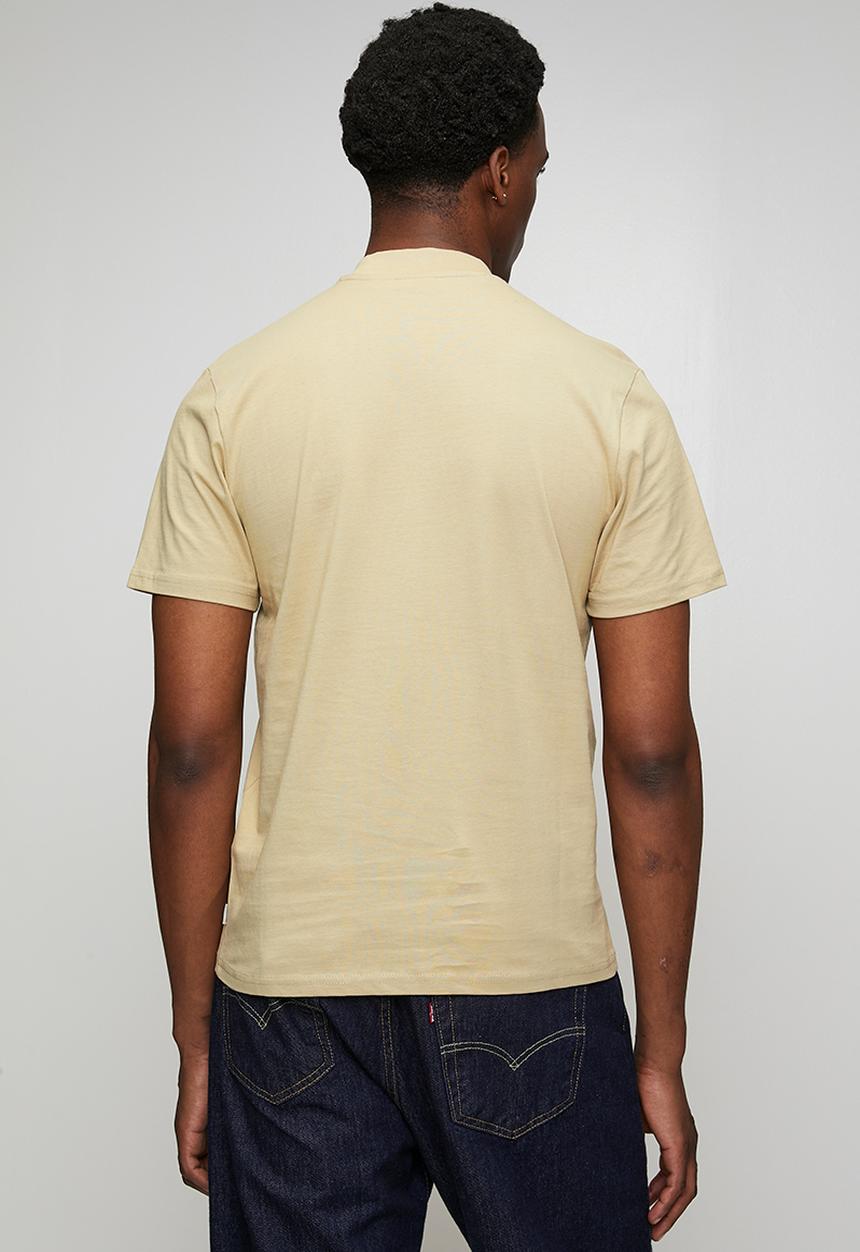 Only & Sons - ONSOTIS LIFE REG MOCK NECK TEE - TWILL