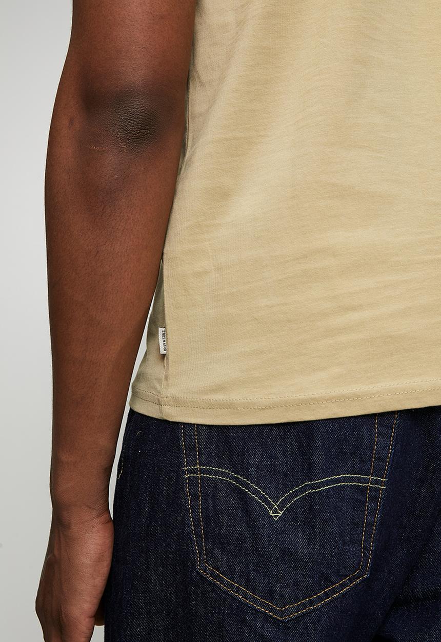 Only & Sons - ONSOTIS LIFE REG MOCK NECK TEE - TWILL