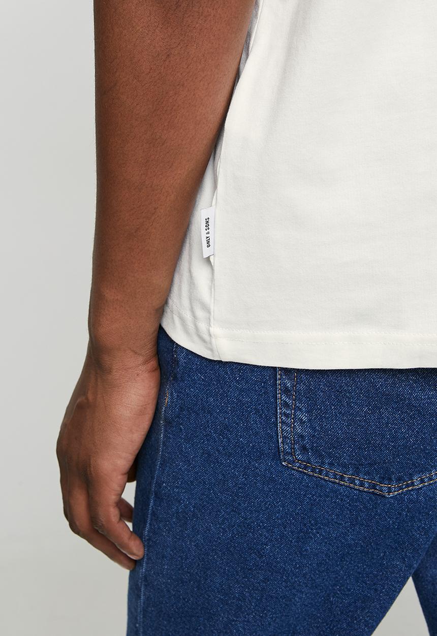 Only & Sons - Onscurated RLX Print Short Sleeve Tee - Cloud Dancer