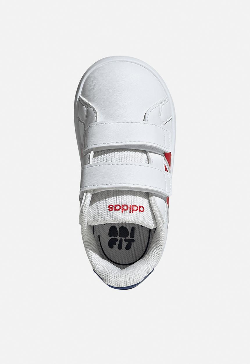 adidas Performance - Grand Court 3.0 Cf I - Ftwr White/Team Royal Blue/Better Scarlet