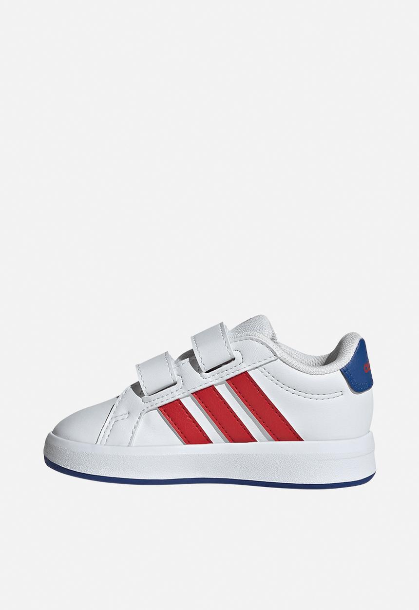 adidas Performance - Grand Court 3.0 Cf I - Ftwr White/Team Royal Blue/Better Scarlet