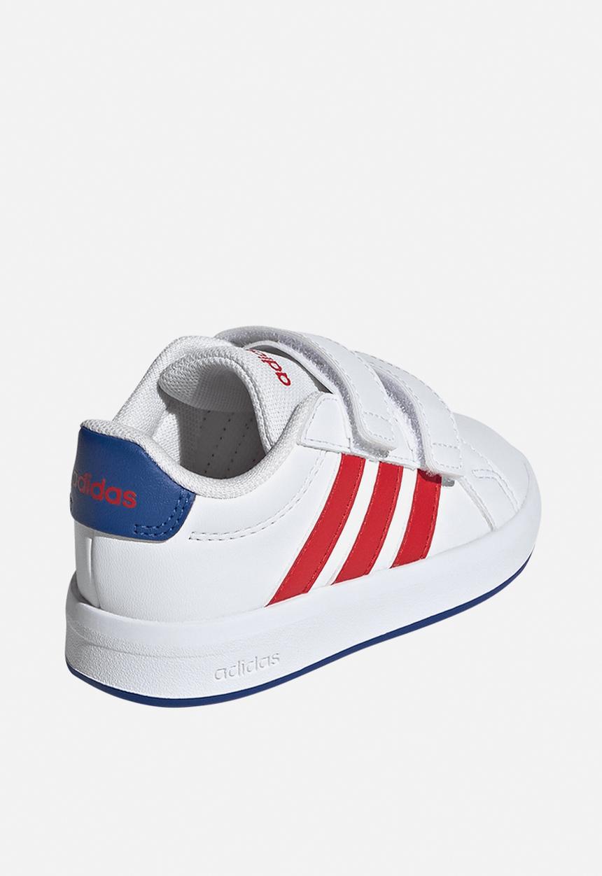 adidas Performance - Grand Court 3.0 Cf I - Ftwr White/Team Royal Blue/Better Scarlet