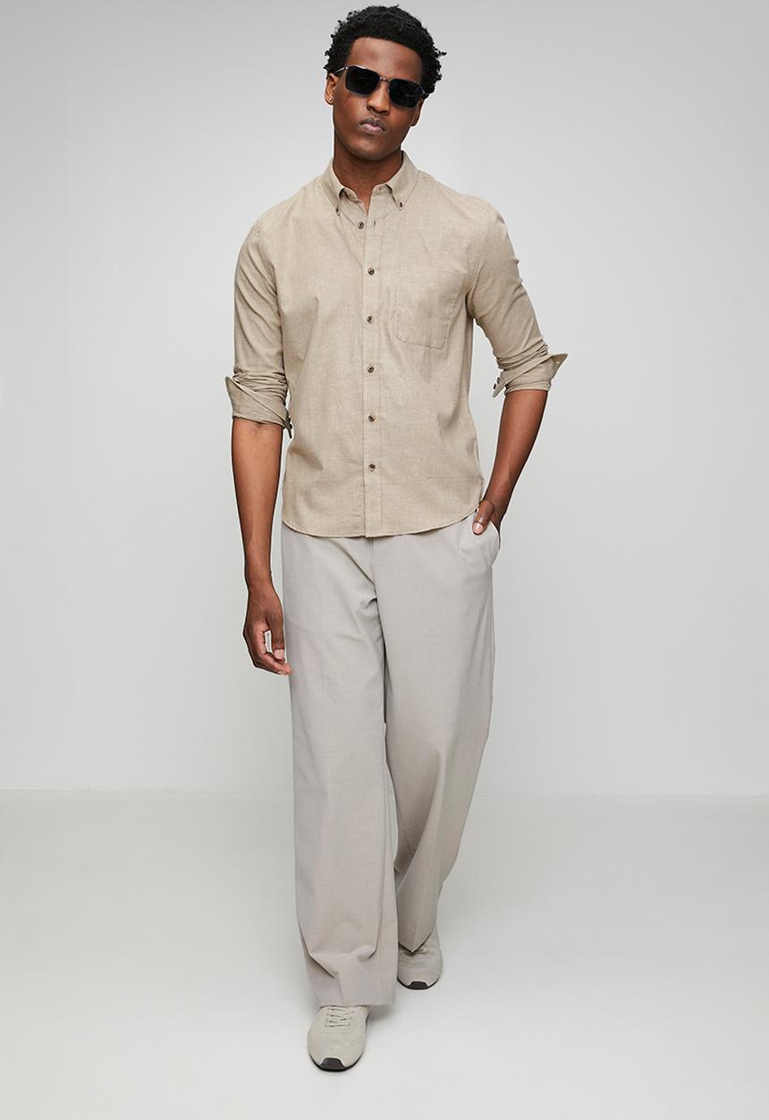 Only & Sons - ONSJUPITER Regular Fit Shirt - Fudge 