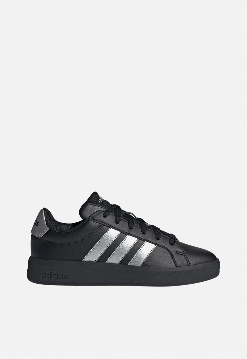 adidas Performance - Grand Court 3.0 J - Core Black/Silver Met./Core Black