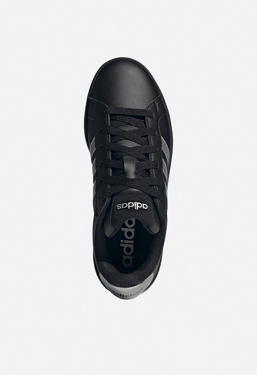 adidas Performance - Grand Court 3.0 J - Core Black/Silver Met./Core Black