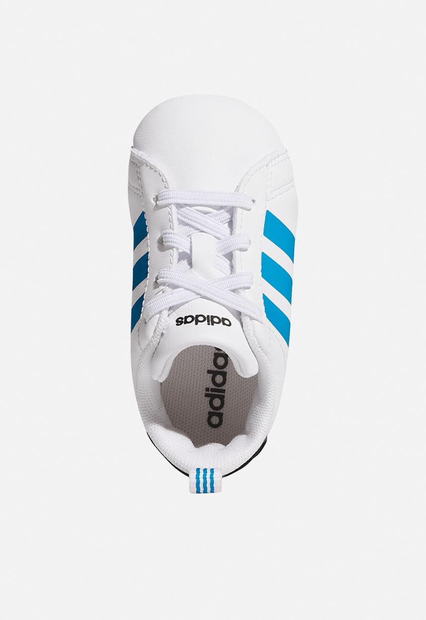 adidas Performance - Grand Court Crib - Ftwr White/Lucid Ray Blue/Aurora Onix