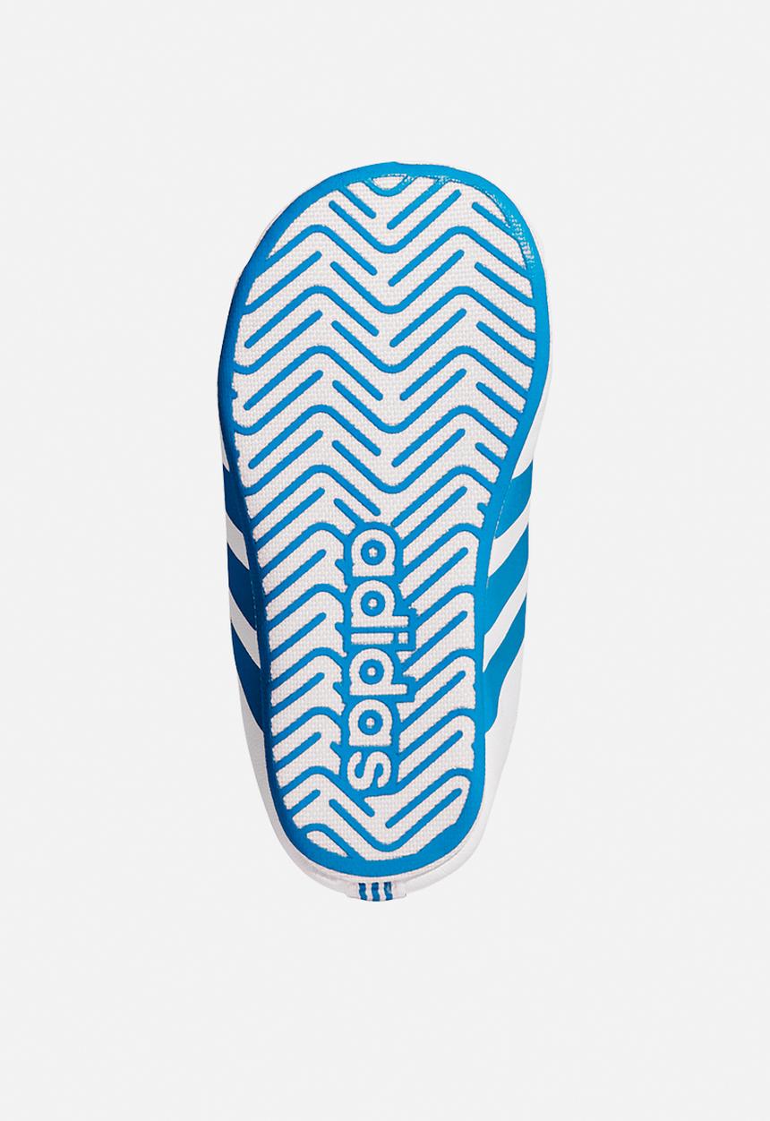 adidas Performance - Grand Court Crib - Ftwr White/Lucid Ray Blue/Aurora Onix
