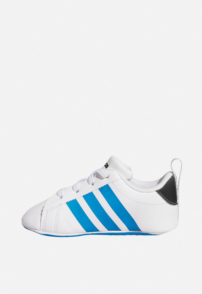 adidas Performance - Grand Court Crib - Ftwr White/Lucid Ray Blue/Aurora Onix