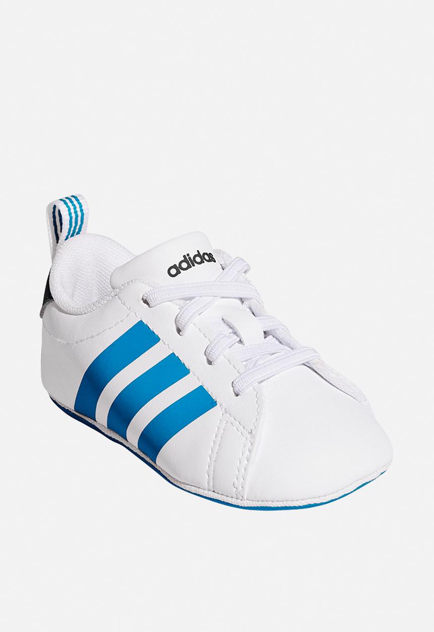 adidas Performance - Grand Court Crib - Ftwr White/Lucid Ray Blue/Aurora Onix