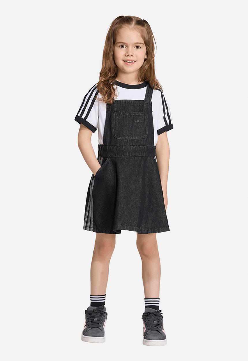 adidas Originals - Girls Denim Dress - True Black Denim