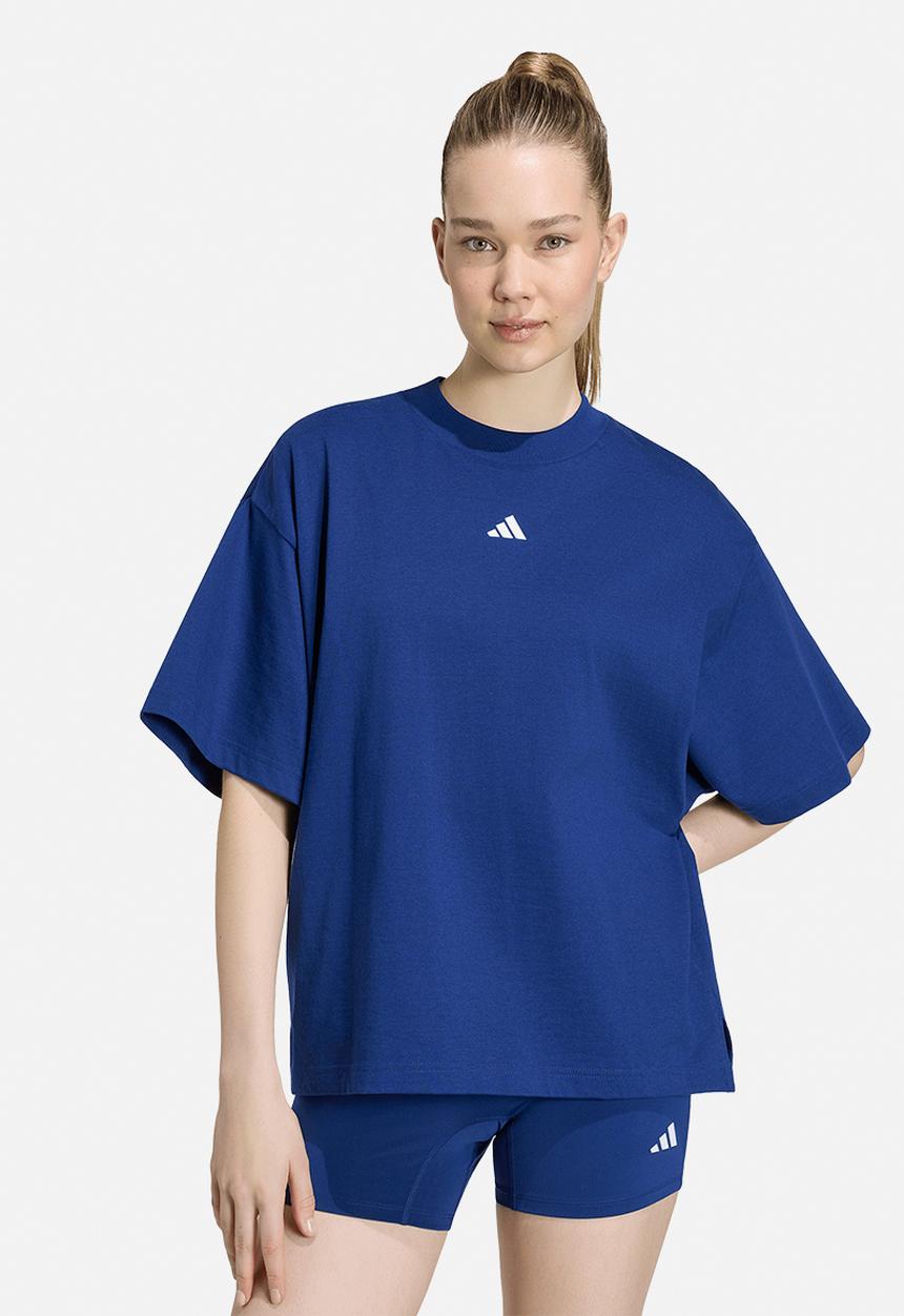 adidas Performance - W 3Ss Gfx Tee2 - Dark Blue