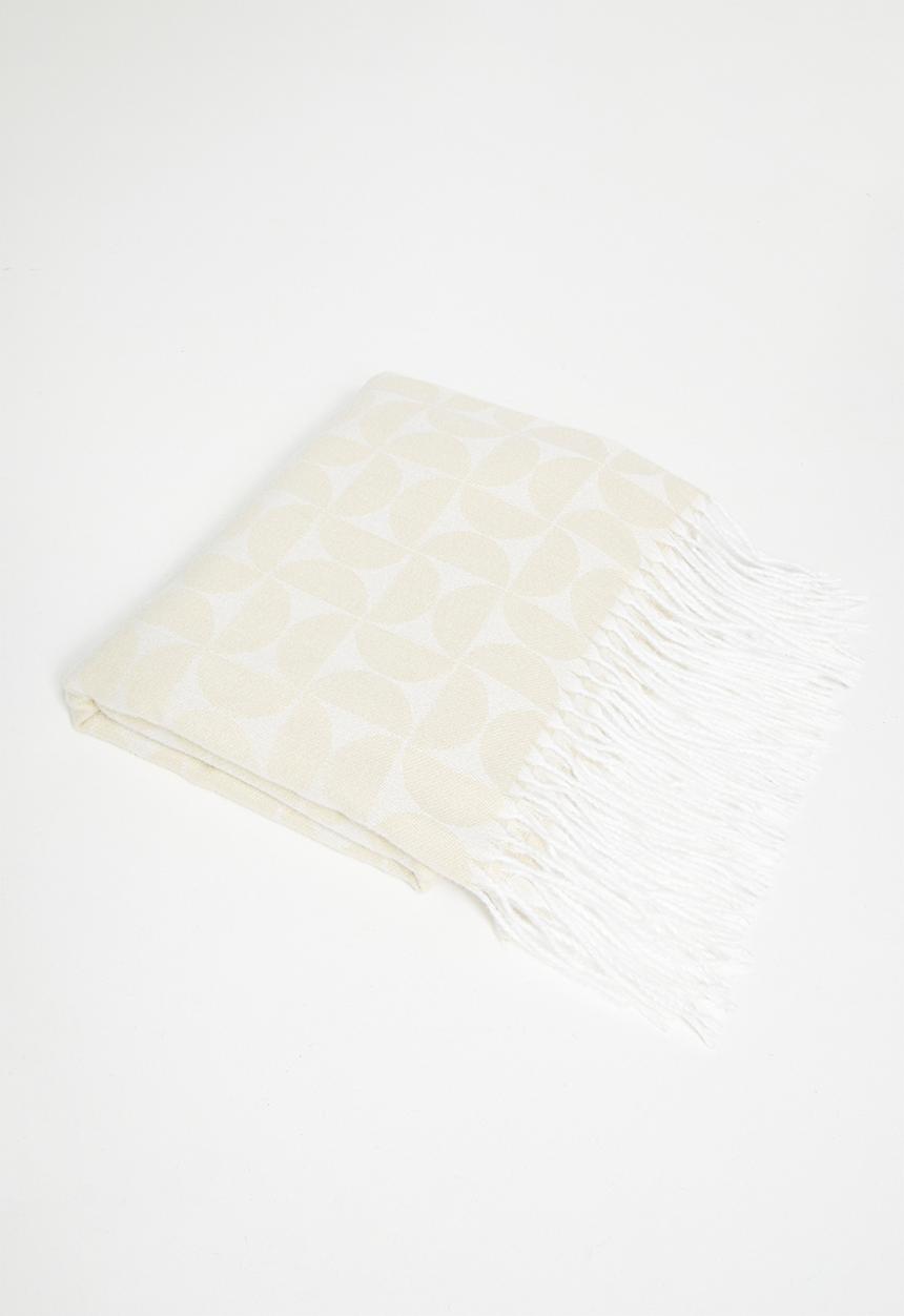 H&S - Mod Jacquard Blanket - Tapioca