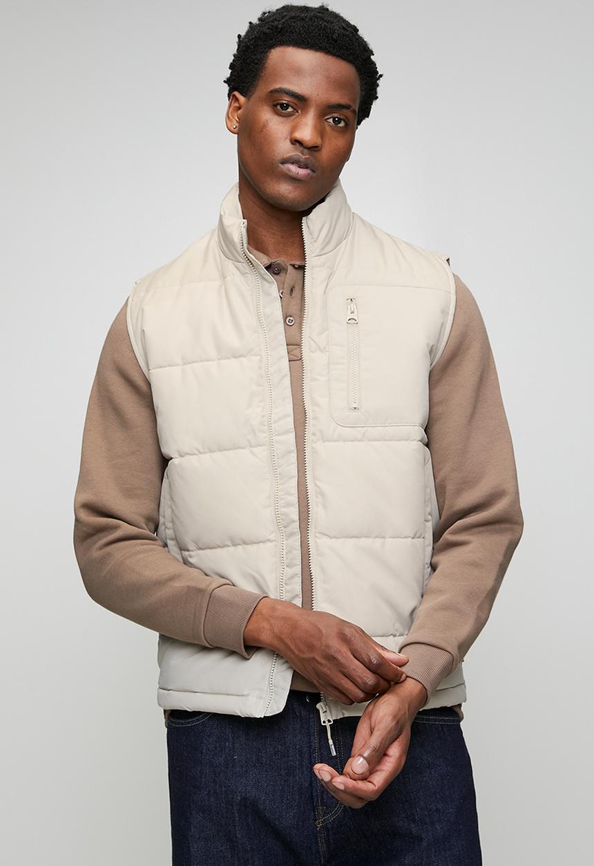 Only & Sons - ONSJAKE Quilted Vest Otw - Grey
