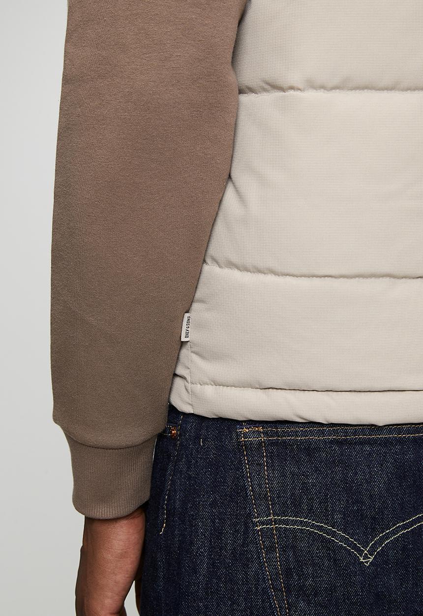 Only & Sons - ONSJAKE Quilted Vest Otw - Grey