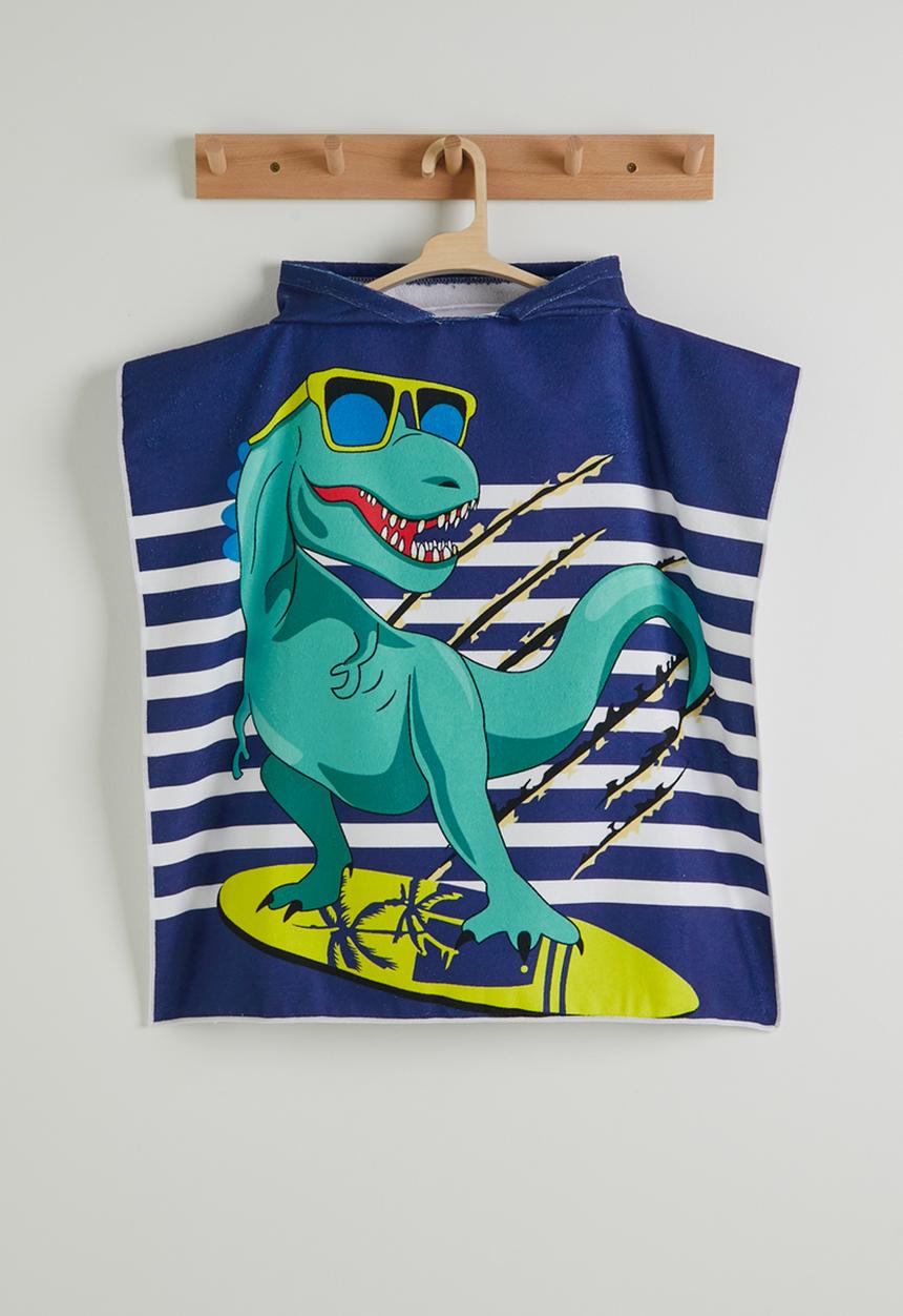 Pop Candy - Skater croc hooded towel - navy