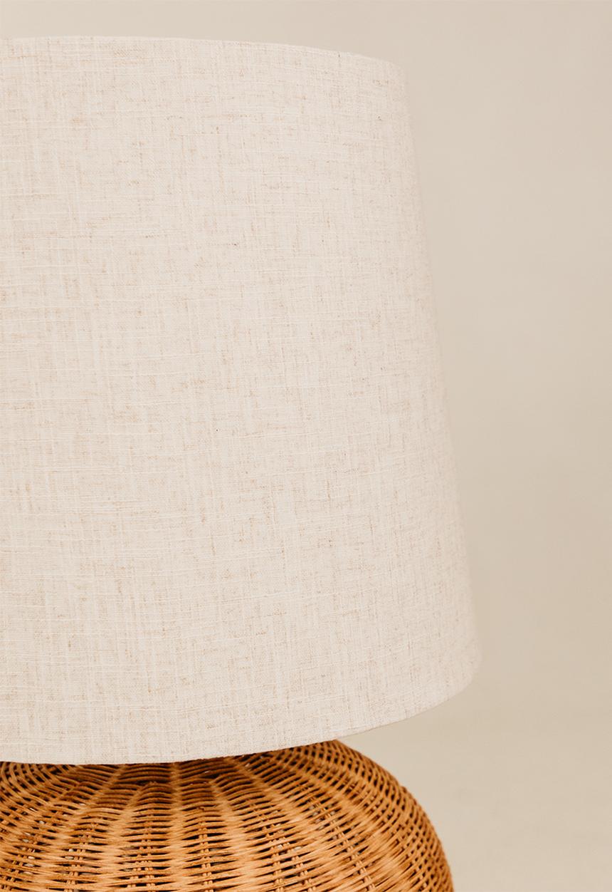Noha - Tumbi Table Lamp With Linen Shade