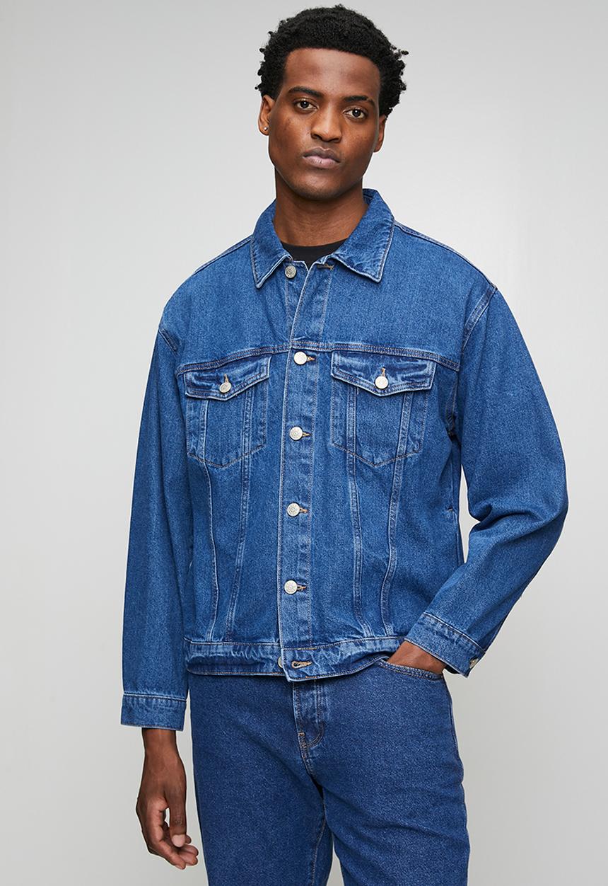 Only & Sons - ONSZACH BOX PIM DNM JACKET VD - Blue