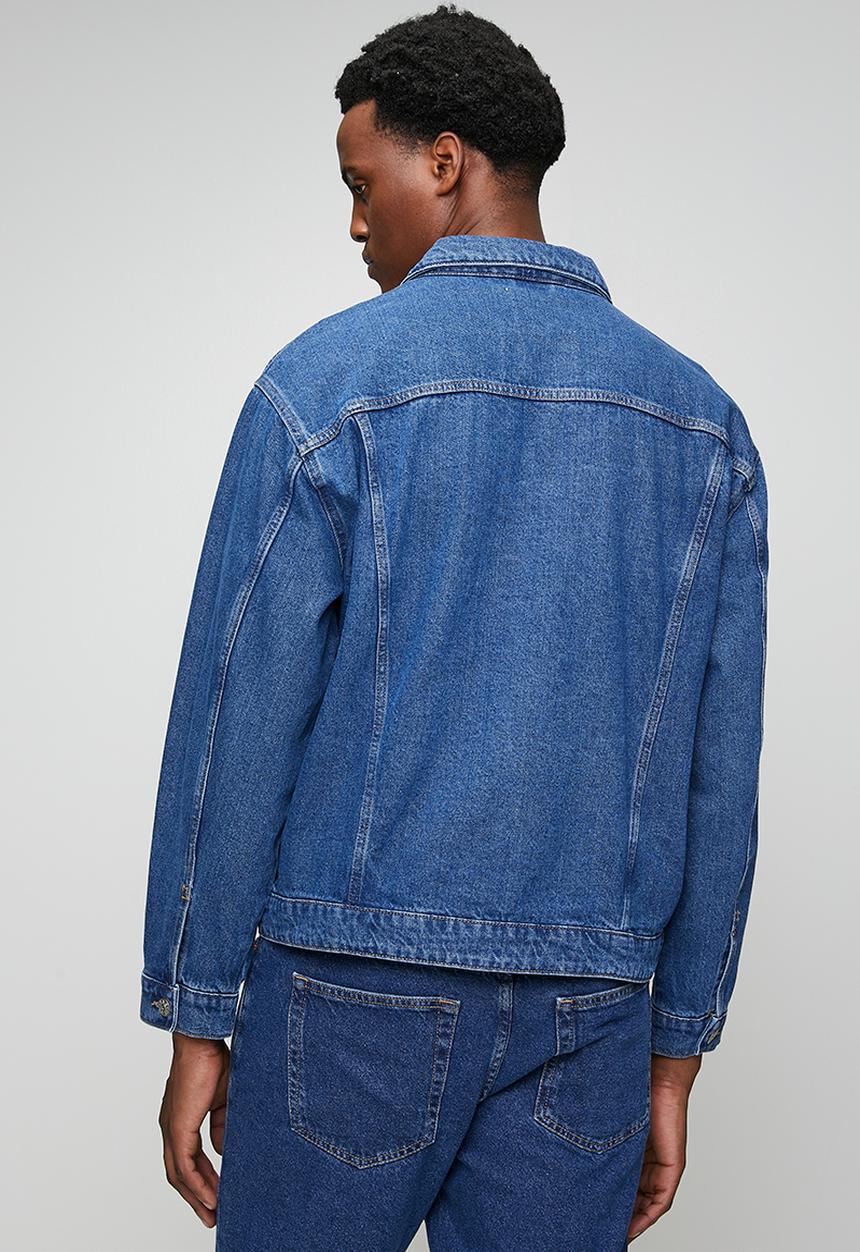 Only & Sons - ONSZACH BOX PIM DNM JACKET VD - Blue
