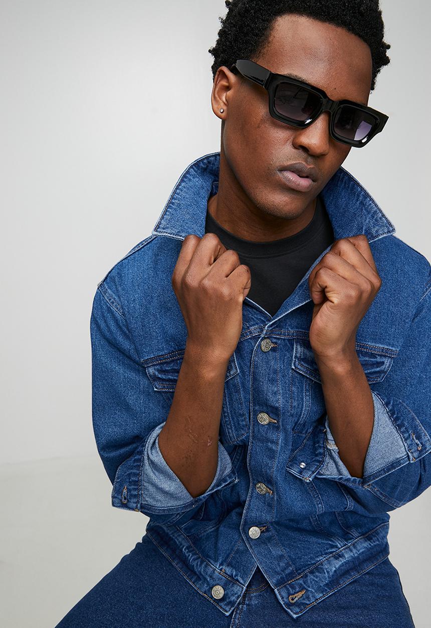 Only & Sons - ONSZACH BOX PIM DNM JACKET VD - Blue