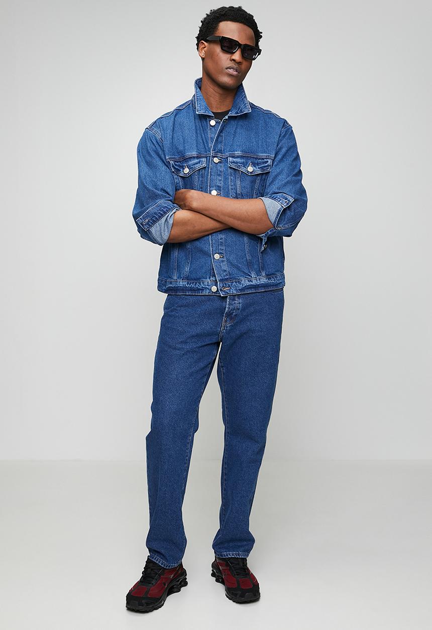 Only & Sons - Edge Straight Box Denim Jean - Blue