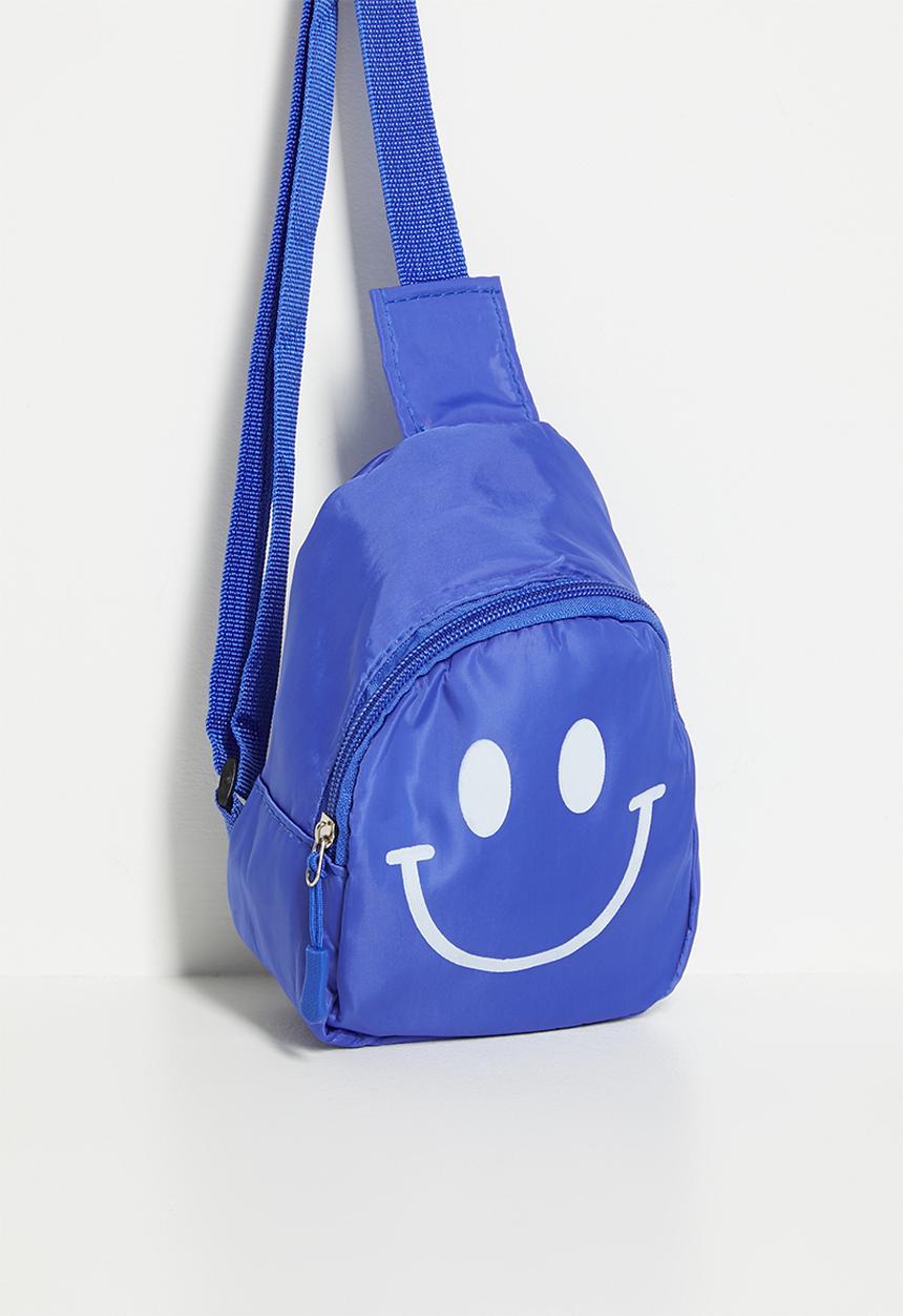 Pop Candy - Smiley face crossbody bag - navy