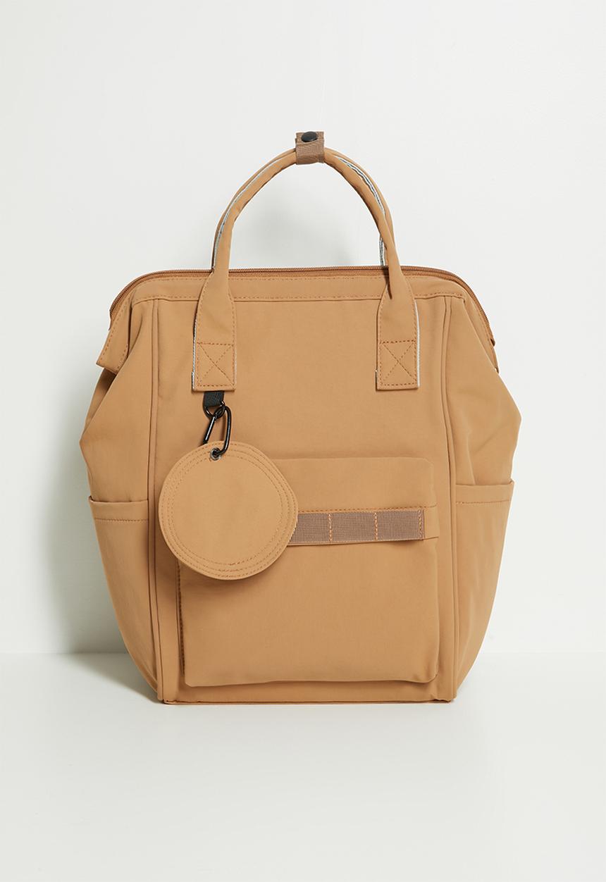 Pop Candy - Multi-compartment diaper backpack - rust