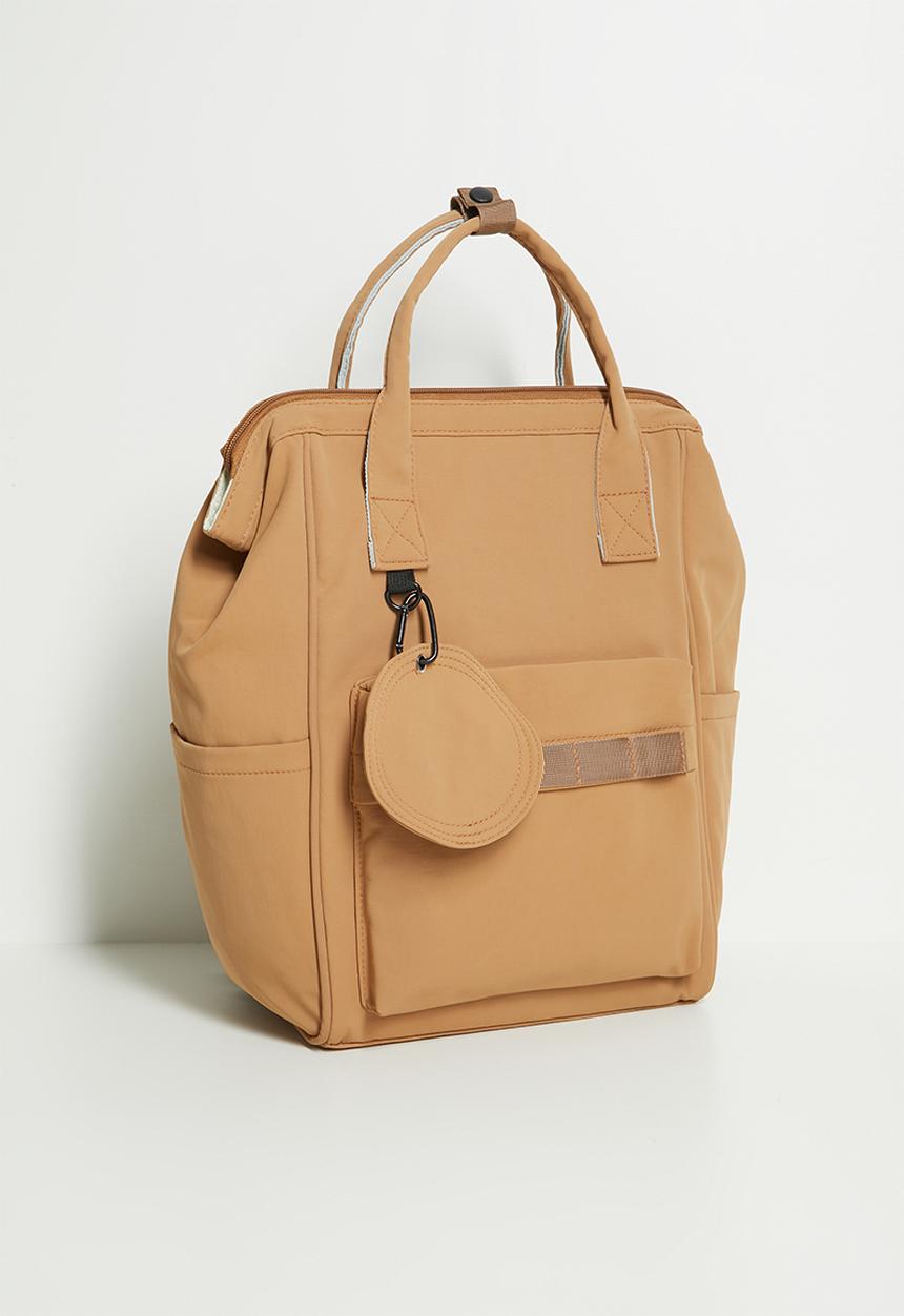 Pop Candy - Multi-compartment diaper backpack - rust