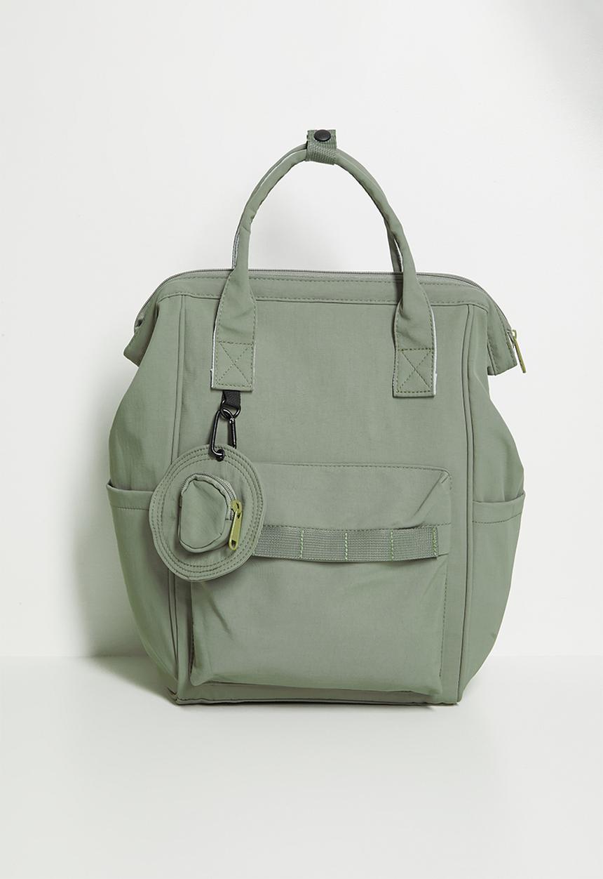 Pop Candy - Multi-compartment diaper backpack - olive