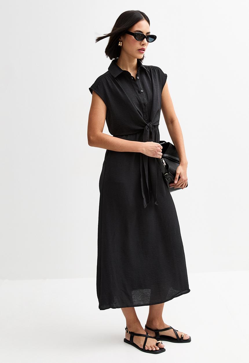 New Look - Alex midi dress - black