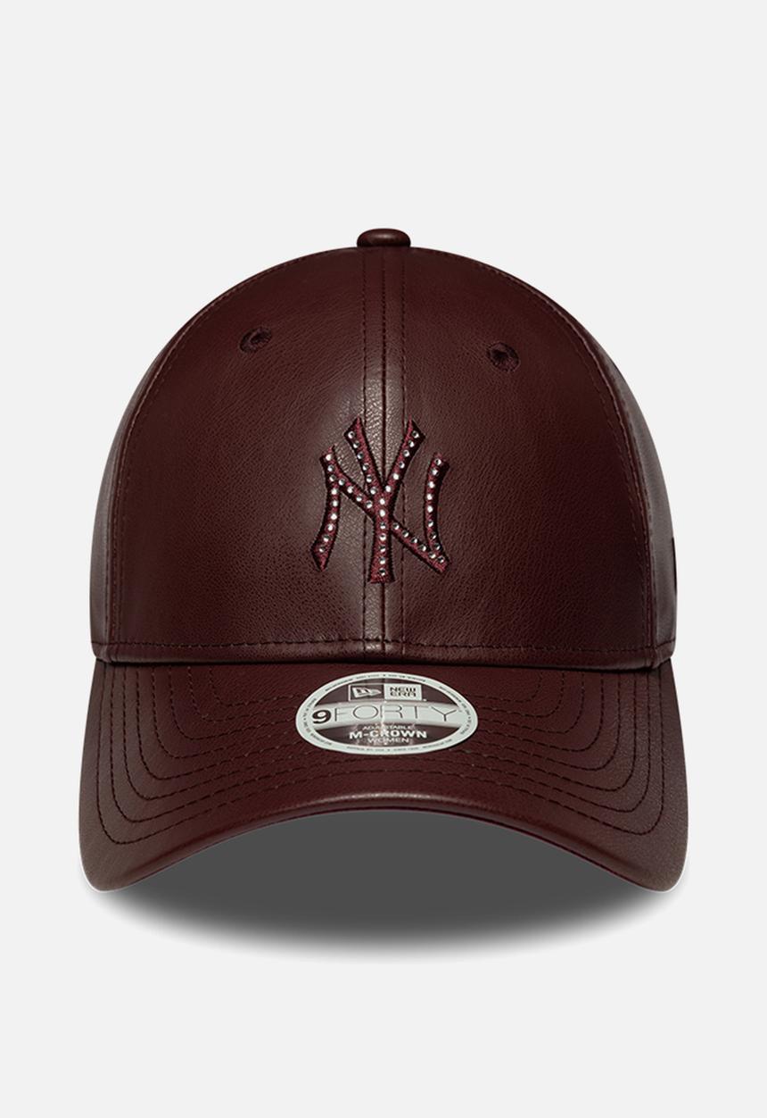 New Era - Female Diamante Pu 9Forty® Mc - Maroon
