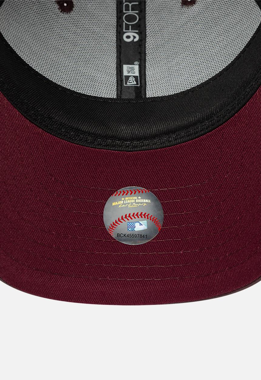 New Era - Female Diamante Pu 9Forty® Mc - Maroon