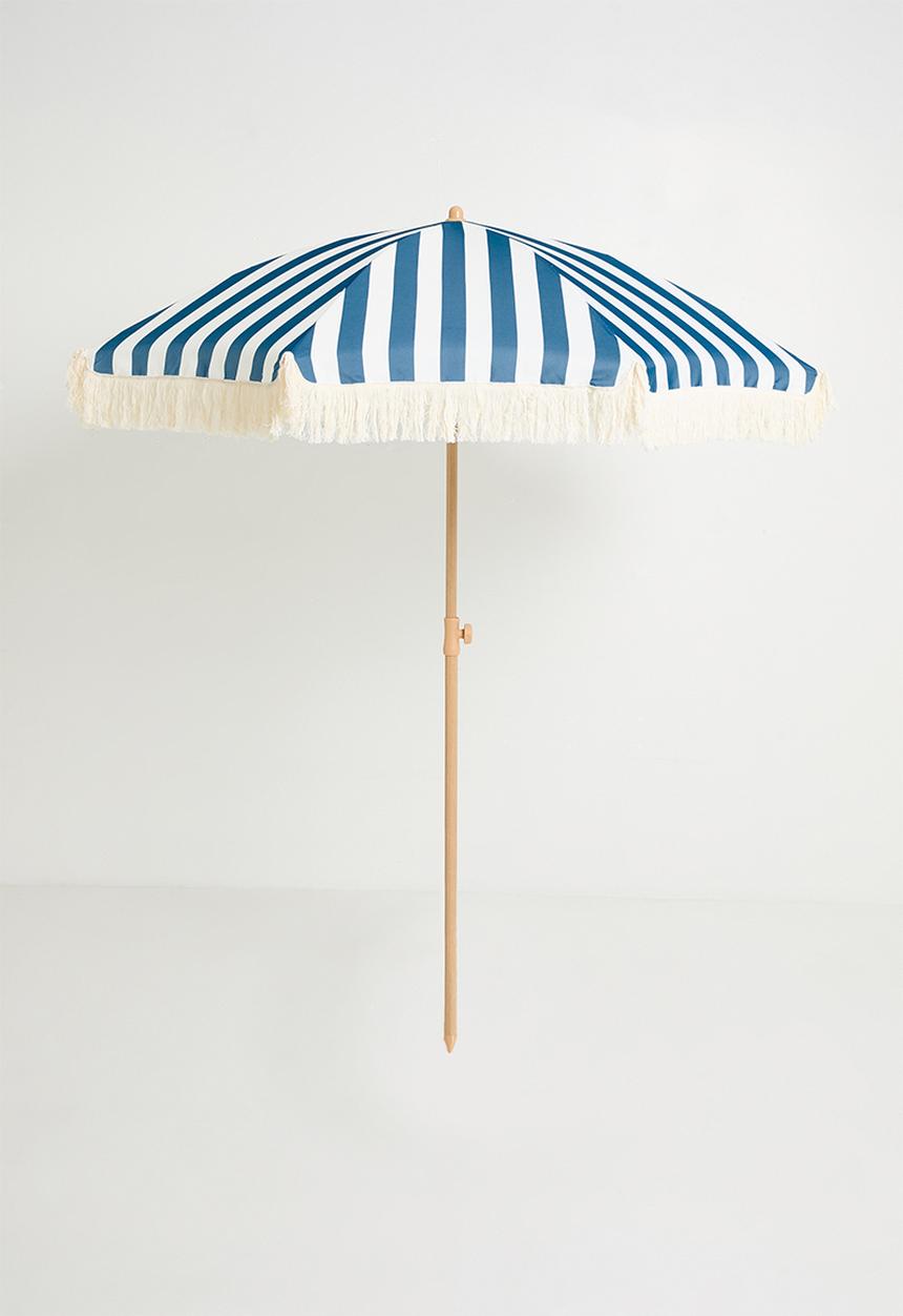 H&S - Coastline beach umbrella - Blue