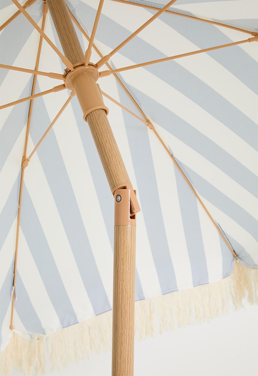 H&S - Coastline beach umbrella - Blue