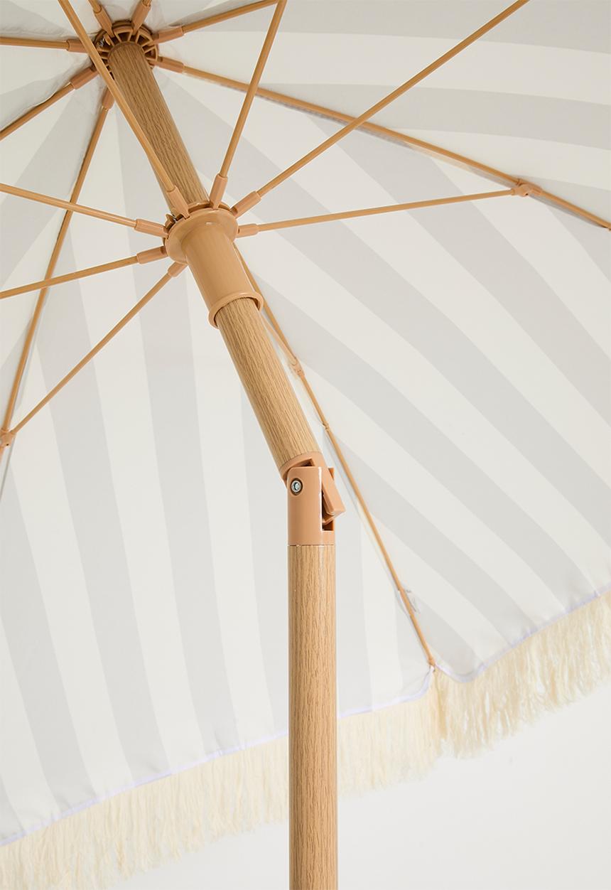 H&S - Coastline beach umbrella - Taupe