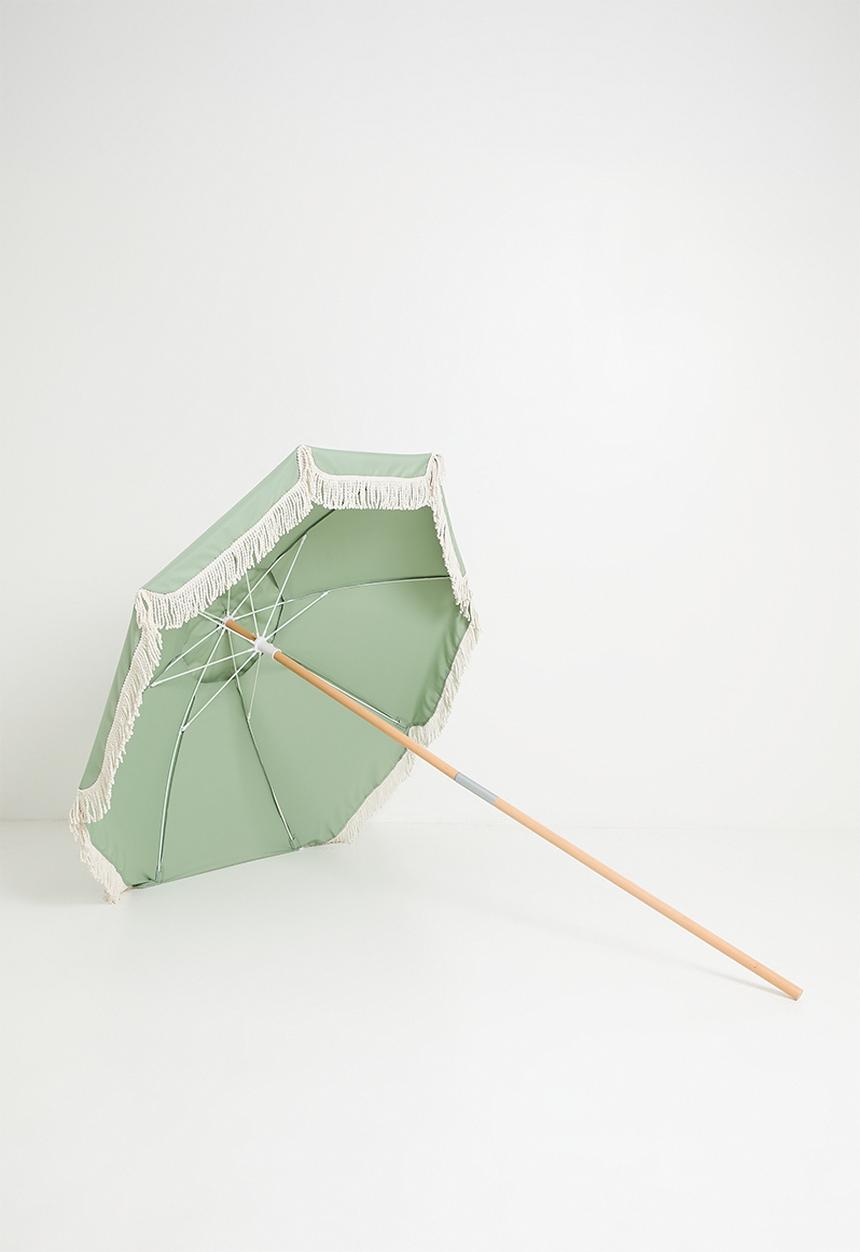 H&S - Beach Wood Umbrella - Green