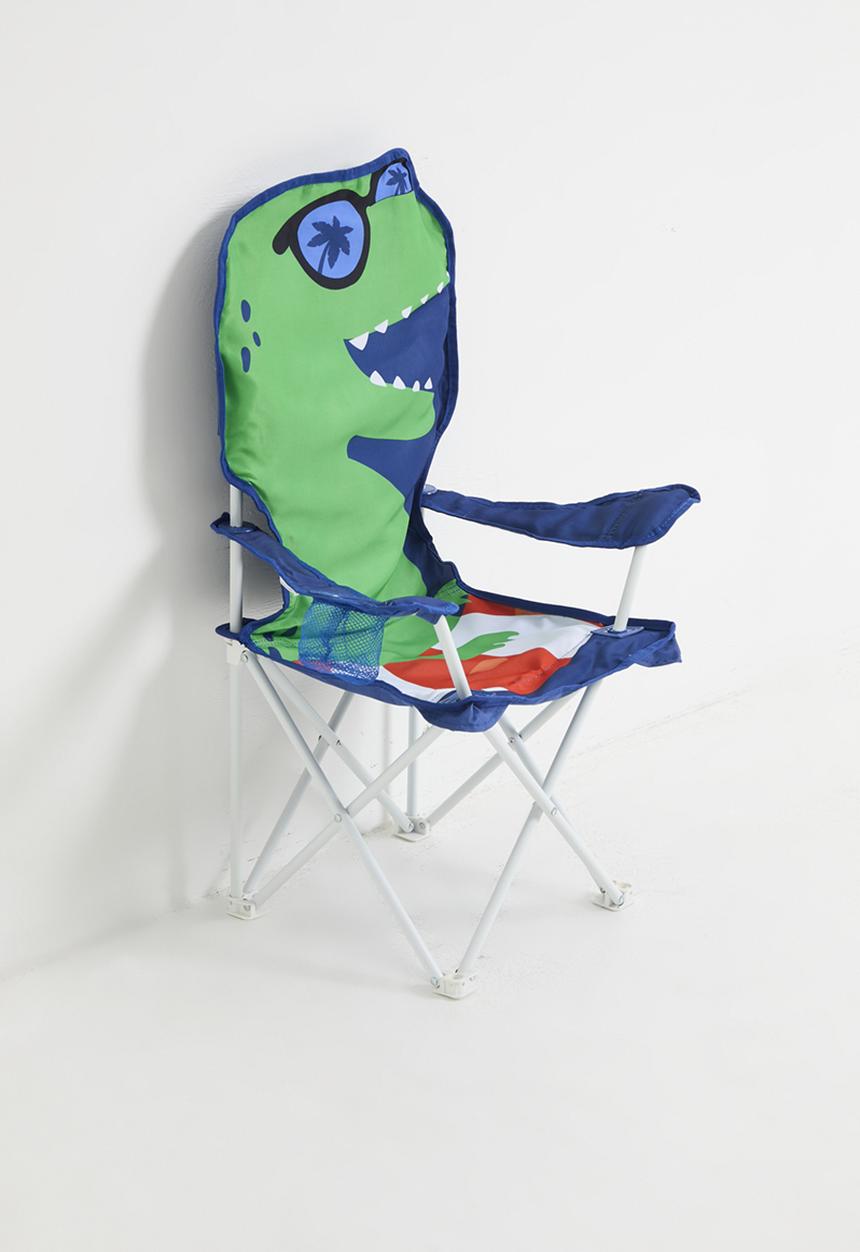 Pop Candy - Dino camp chair - blue & green