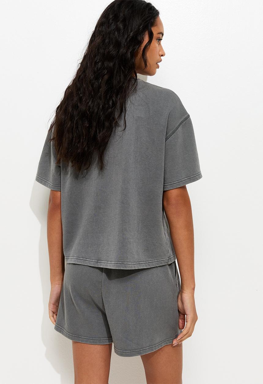 New Look - Vde jogger short  - dark grey