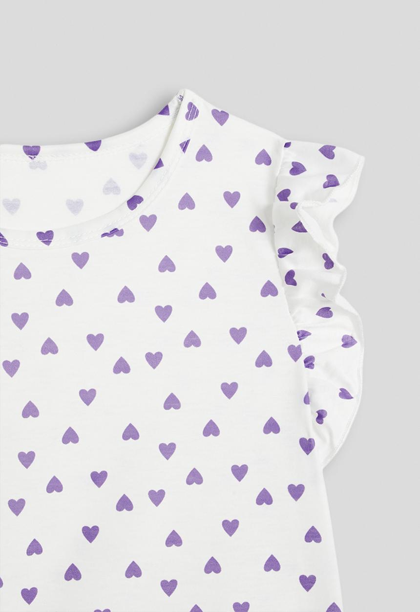 Pop Candy - 3 pack frilled sleeve tees - multi