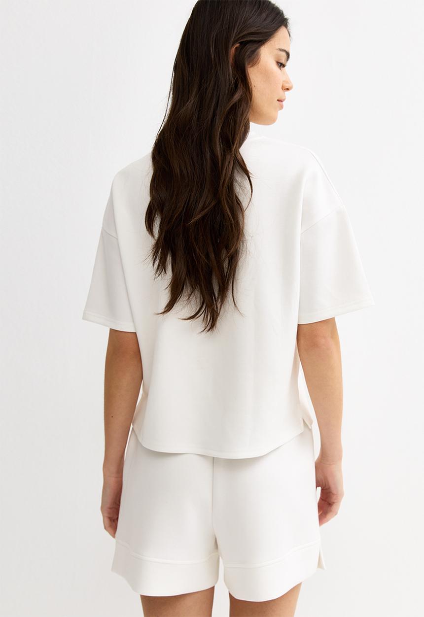 New Look - Vde premium sweat tee - cream