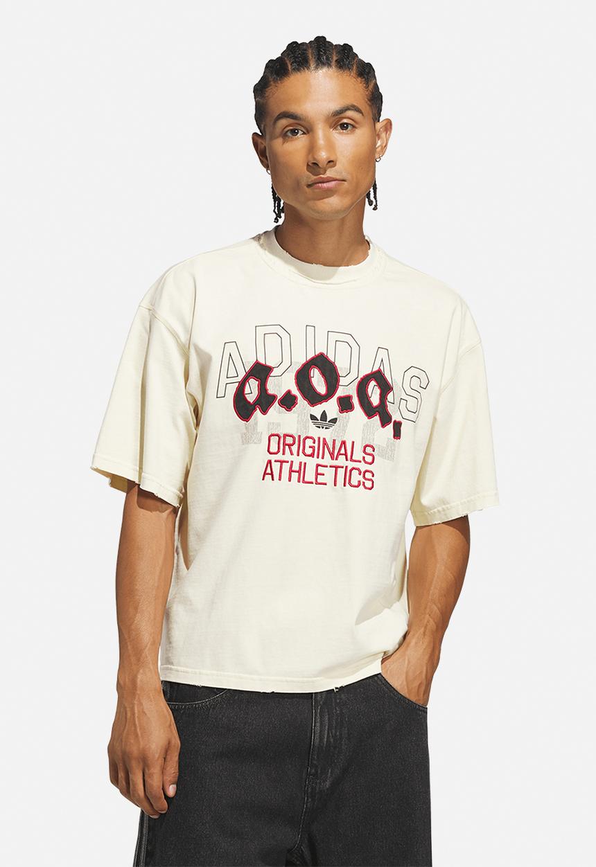 adidas Originals - AOA Graphic Tee - Warm Vanilla