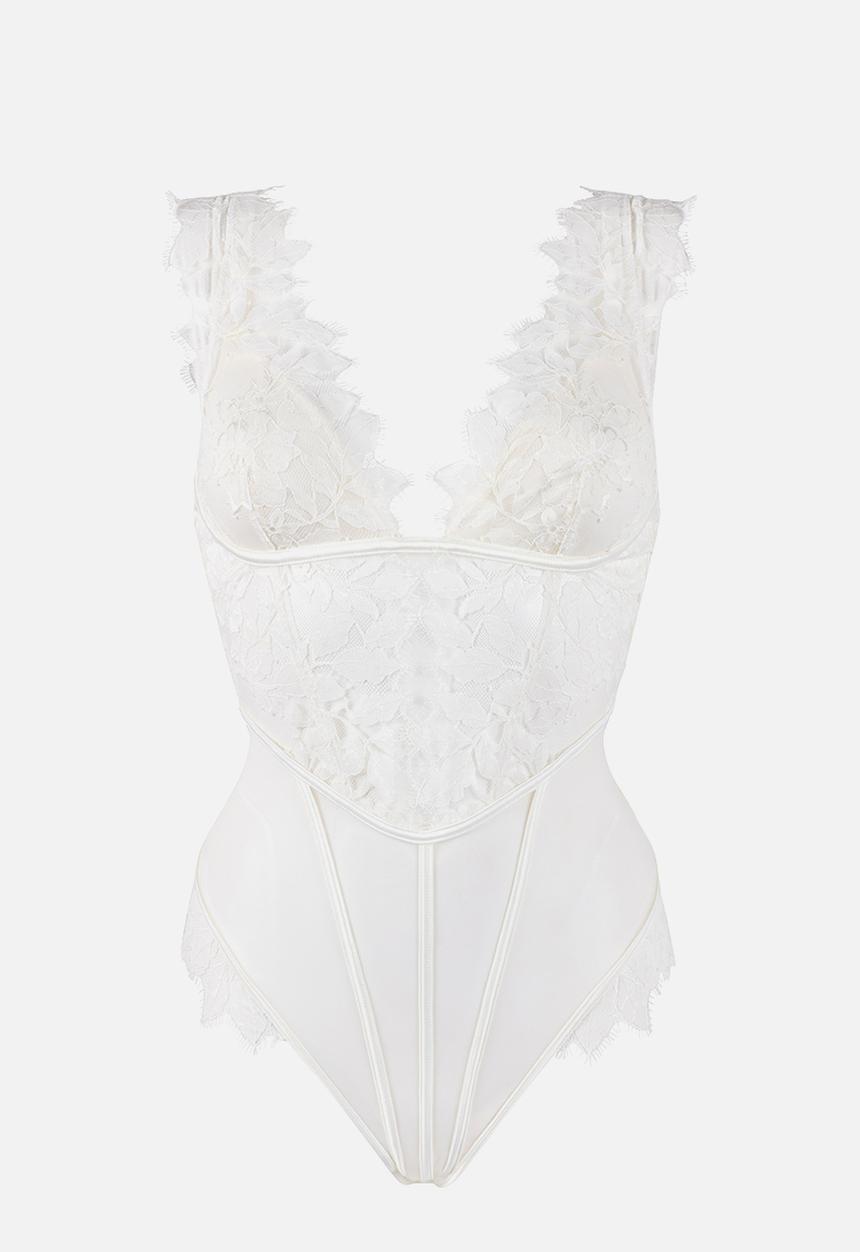 Hunkemoller - Grace bodysuit - snow white