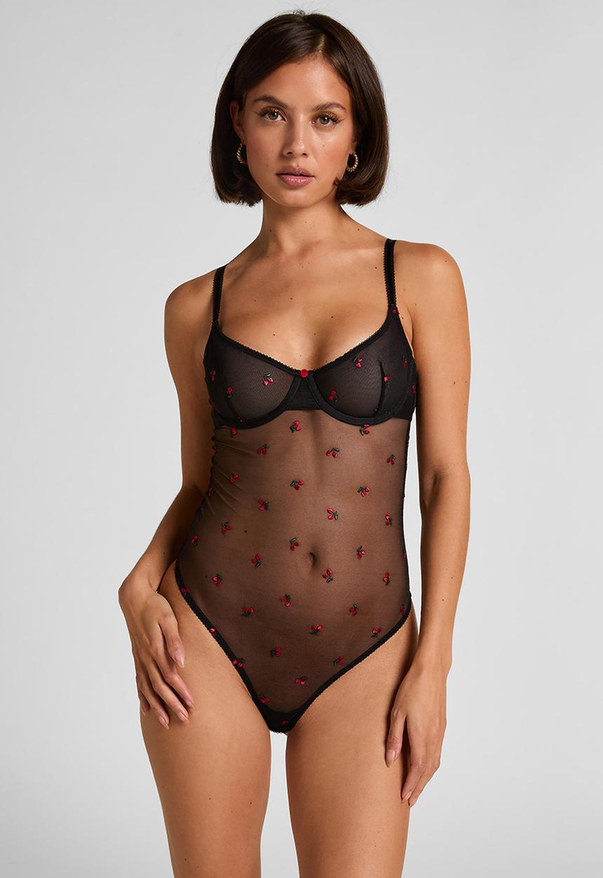 Hunkemoller - Chelsey ud bodysuit - caviar