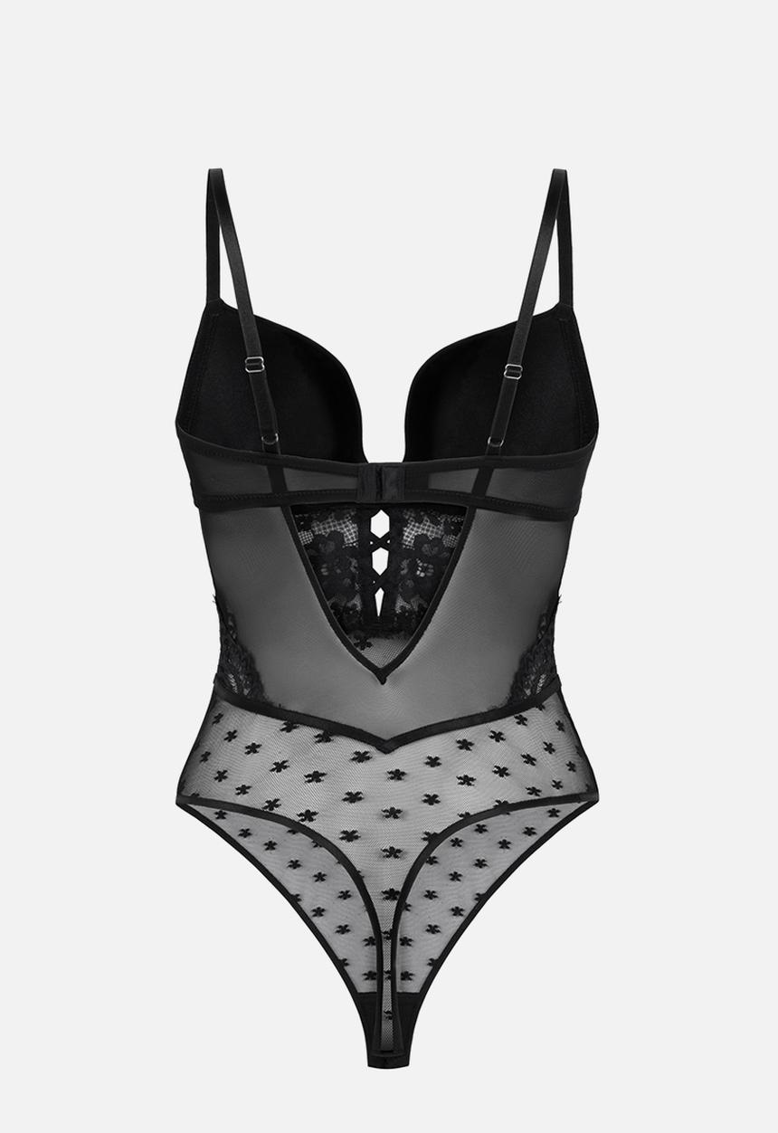 Hunkemoller - Valora pp bodysuit - caviar