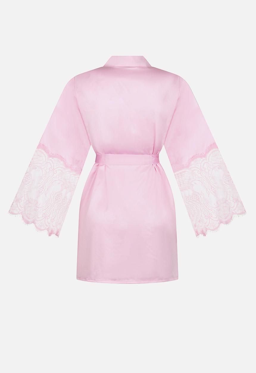 Hunkemoller - Kimono satin lace robe - pirouette