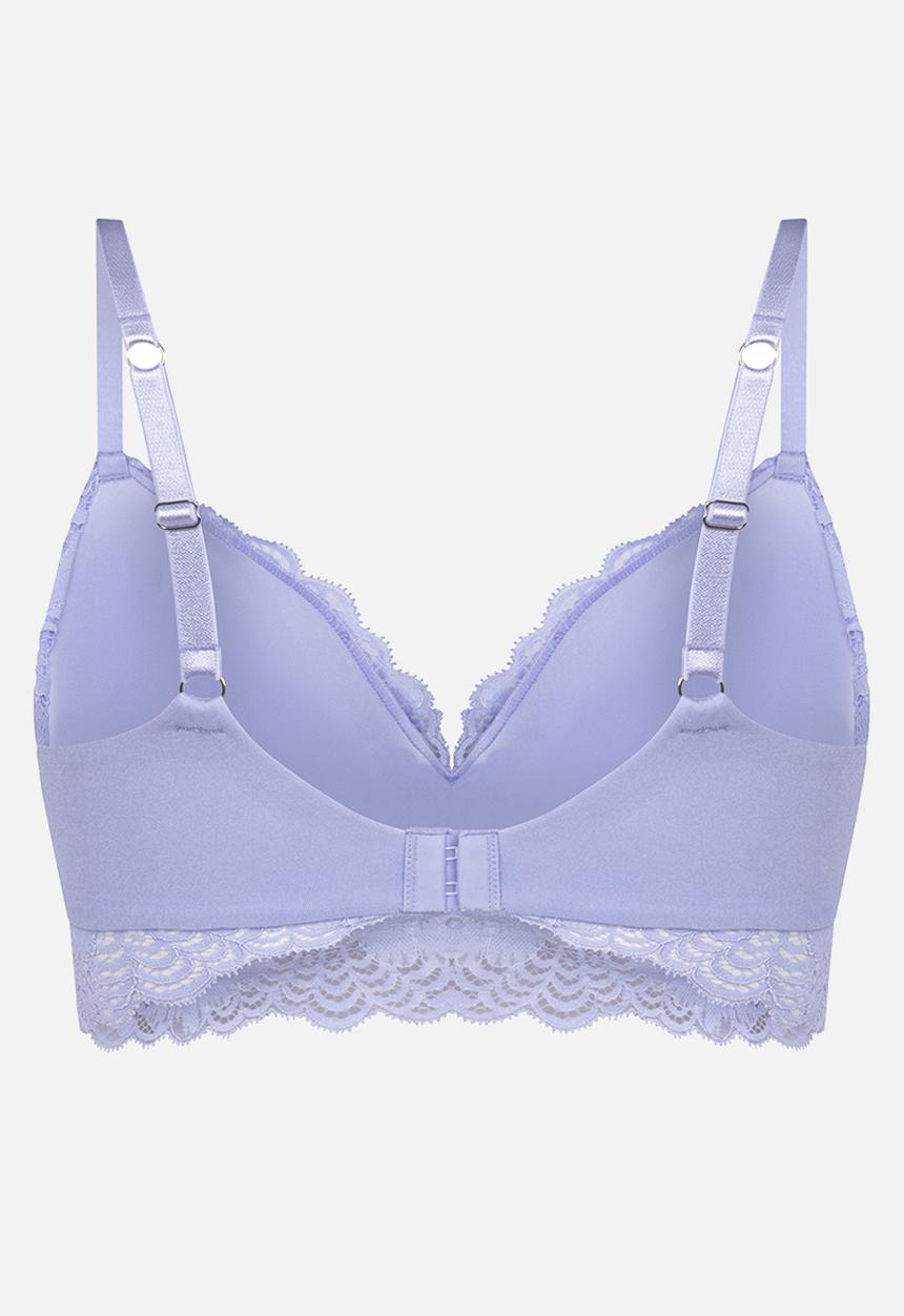 Hunkemoller - Andrea non wired pp - baby lavender