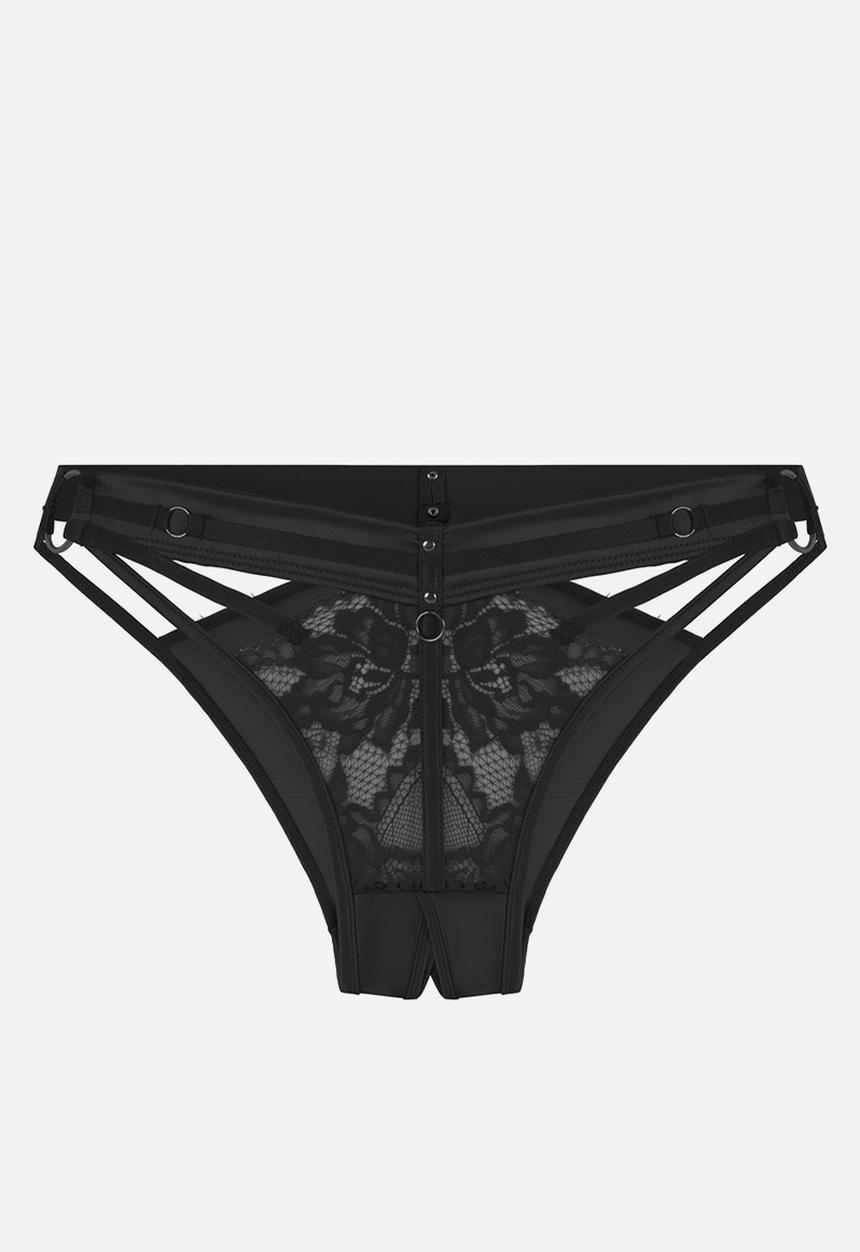 Hunkemoller - Emmeline open crotch brasilian - caviar