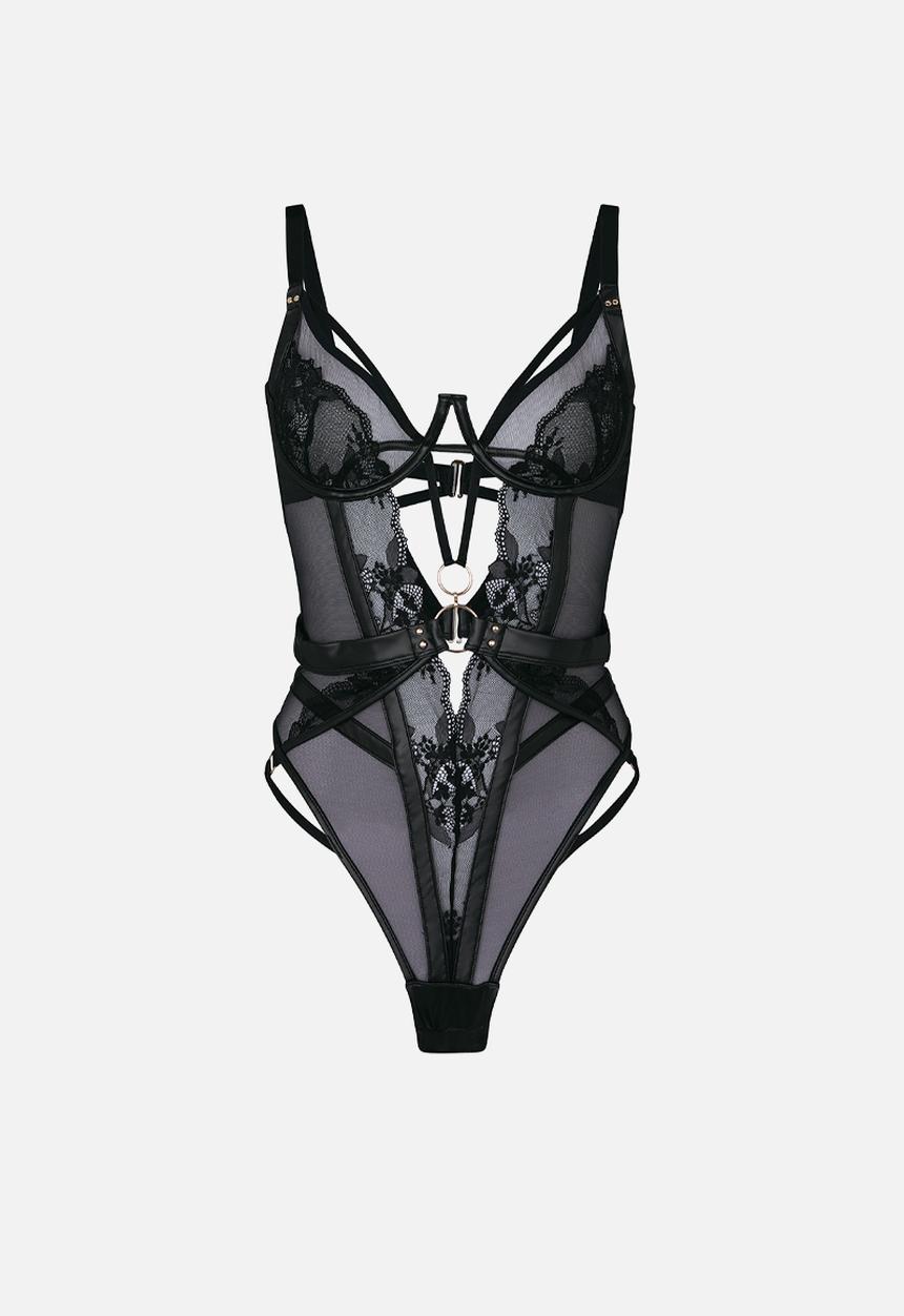 Hunkemoller - Ilenia bodysuit - caviar