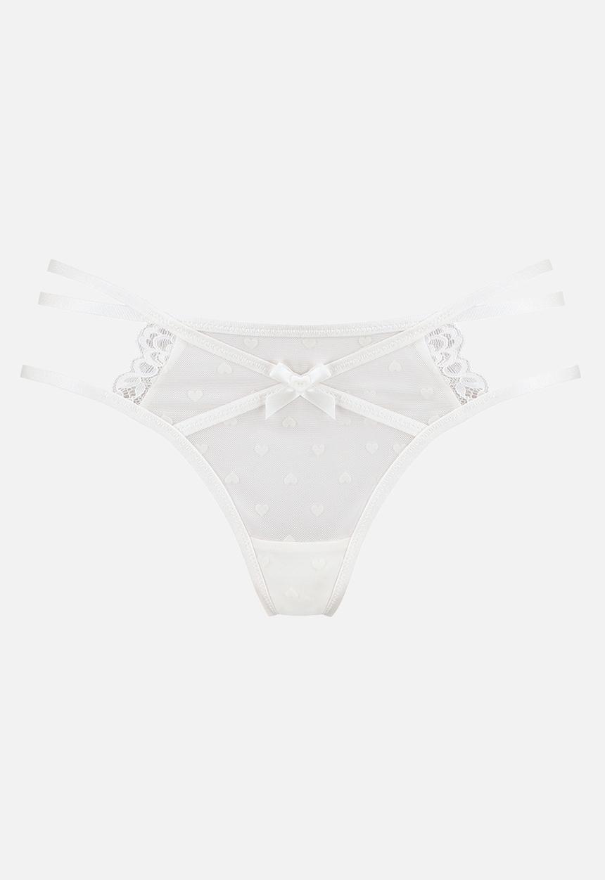 Hunkemoller - Melda string r - snow white