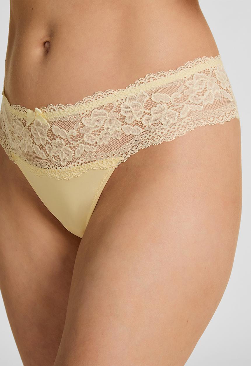 Hunkemoller - Florence bx string r - anise flower