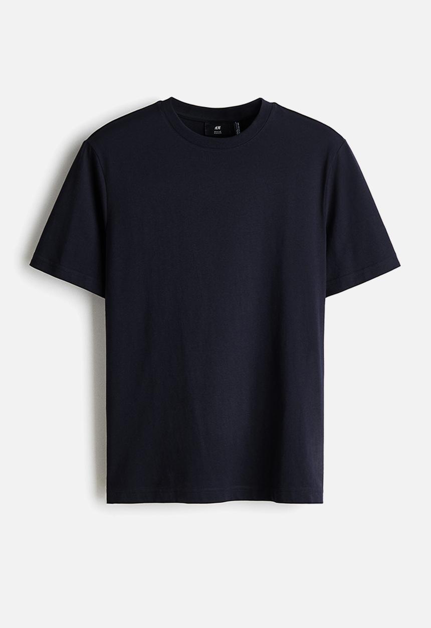 H&M - Coolmax? regular fit t-shirt - navy blue